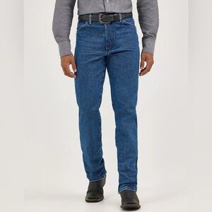Wrangler Men's Straight Jeans - Blue